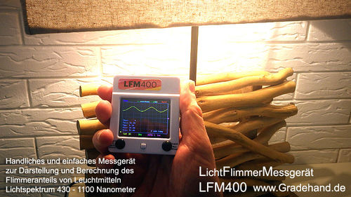 Lichtflimmer-Messgerät LFM400-Touchscreen
