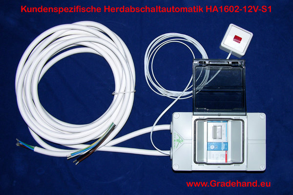 Herdabschaltautomatik HA1602-12V (Kundenwunsch)