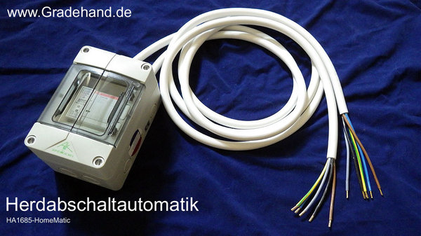 Herdabschaltautomatik HA1685 Anbindung an HomeMatic CCU2 & CCU3